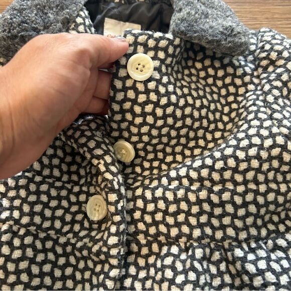 CAT & JACK gray white coat jacket blazer top size 18 months - Picture 5 of 7